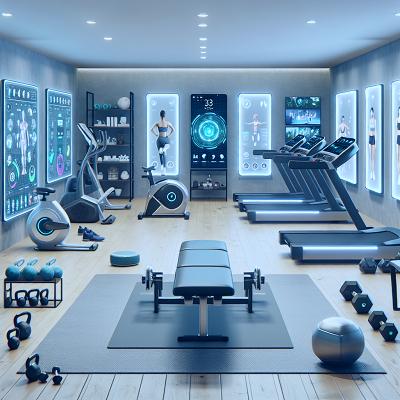 set up a home gym with smart gear